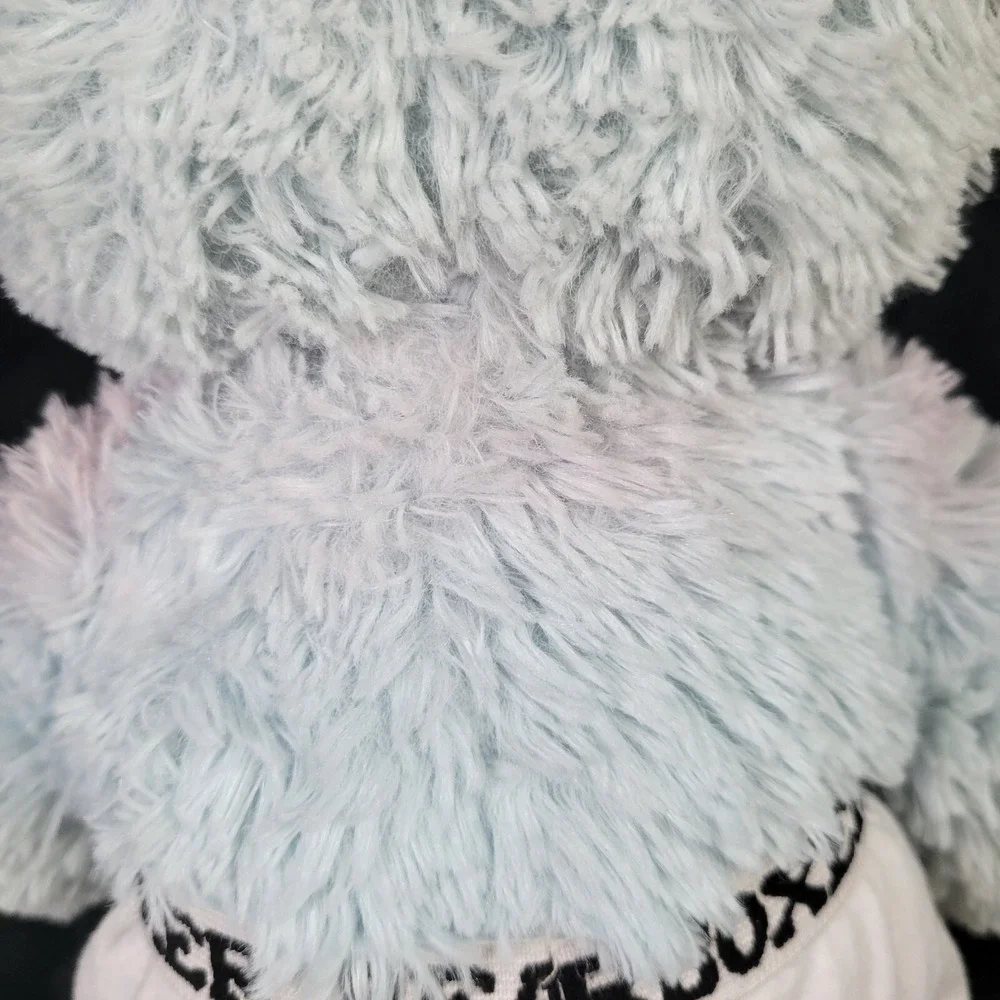 2013 Build-A-Bear Blue Teddy Bear Heart Accents BearBoxer 16.5
